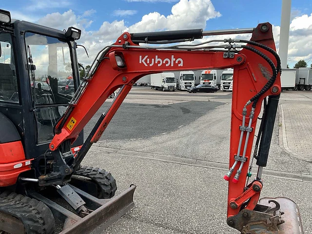 2013 kubota kx61-3 minigraafmachine - afbeelding 9 van  30