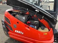 2013 kubota kx61-3 minigraafmachine - afbeelding 21 van  30