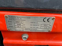 2013 kubota kx61-3 minigraafmachine - afbeelding 22 van  30