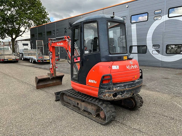 2013 kubota kx61-3 minigraafmachine - afbeelding 23 van  30