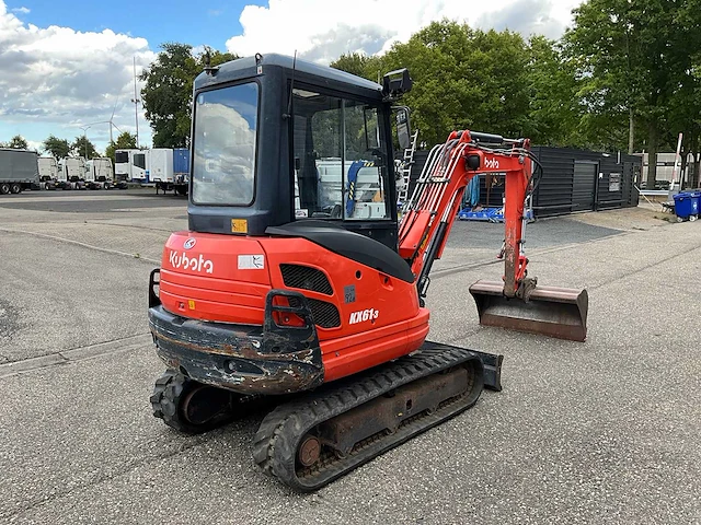 2013 kubota kx61-3 minigraafmachine - afbeelding 26 van  30
