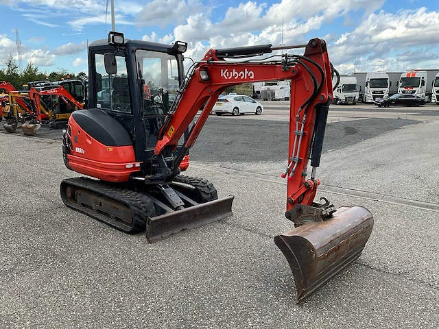 2013 kubota kx61-3 minigraafmachine - afbeelding 28 van  30