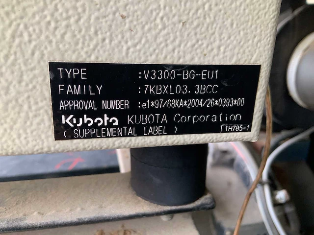 2013 kubota v3300 noodstroomaggregaat - afbeelding 19 van  32