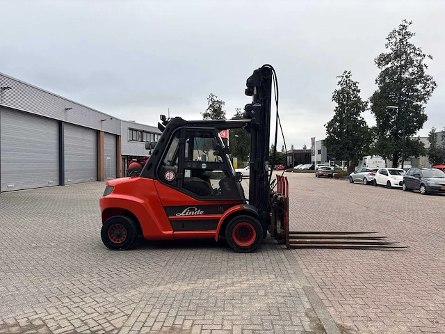 2013 linde h80t-02/900 vorkheftruck - afbeelding 2 van  52