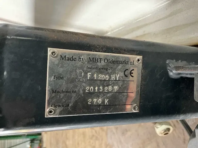 2013 mbtechniek exact f-1200 doseerunit voor vloeibare kunstmest - afbeelding 8 van  8