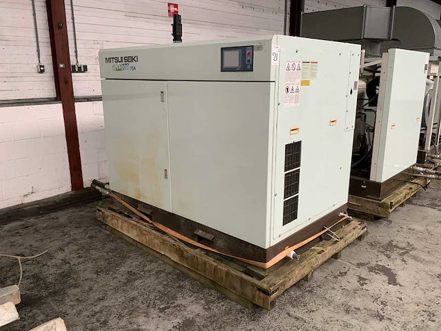 2013 mitsui seiki i-14075a olievrije compressor (airend defect) - afbeelding 2 van  14