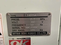 2013 mitsui seiki i-14075a olievrije compressor - afbeelding 14 van  14
