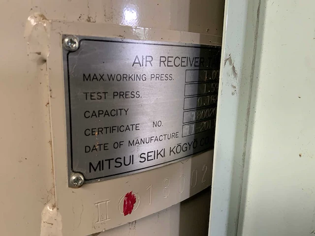 2013 mitsui seiki i-14075a olievrije compressor - afbeelding 8 van  14