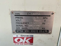 2013 mitsui seiki i-14075a olievrije compressor - afbeelding 8 van  13