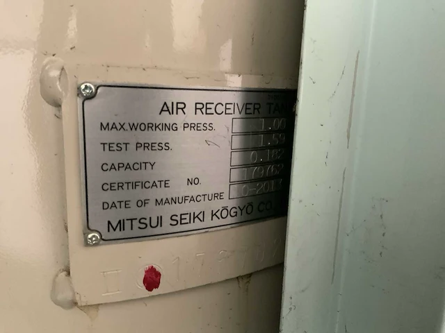 2013 mitsui seiki i-14075a olievrije compressor - afbeelding 8 van  13