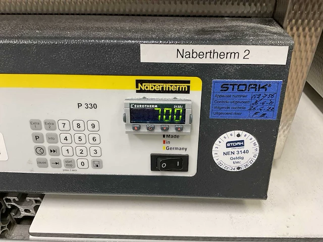 2013 nabertherm l15/11/p330 laboratoriumoven - afbeelding 6 van  8