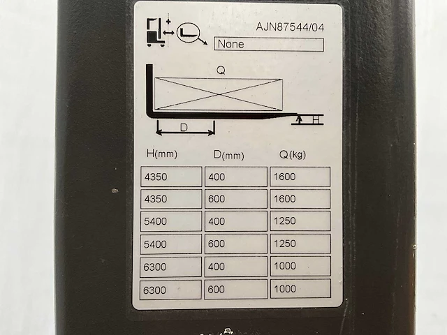 2013 nissan a/160sdtfvsjn630 stapelaar - afbeelding 6 van  14
