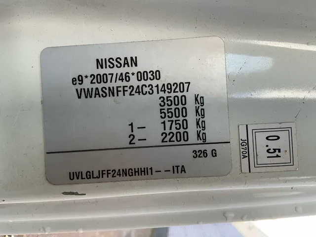 2013 nissan cabstar cmc pla250 autohoogwerker - afbeelding 17 van  25