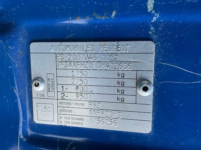 2013 peugeot bipper bedrijfswagen - afbeelding 14 van  23