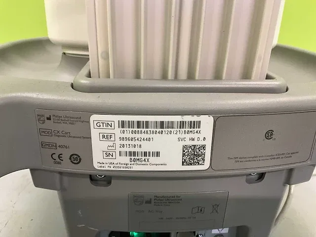 2013 philips cx50 ref989605384711 echografieapparaat svc hw b.1 - afbeelding 4 van  12