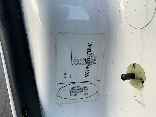 2013 renault trafic 2.0dci t27 l1h1 générique bedrijfswagen - afbeelding 15 van  25