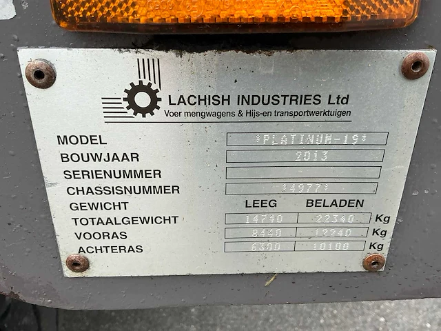2013 rmh platinum-19 zelfrijdende voermengwagen - afbeelding 28 van  44