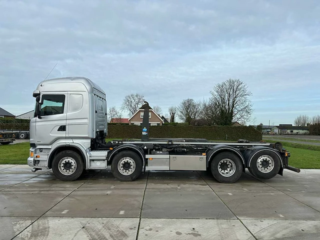 2013 scania r490 8x2 haakarm vrachtwagen - afbeelding 10 van  15