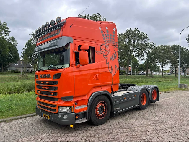 2013 scania r500 dubbellucht sleeper vrachtwagen - afbeelding 1 van  18