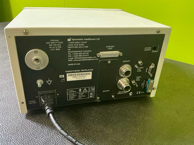 2013 spacelabs 900 series anestatie ventilator - afbeelding 3 van  3
