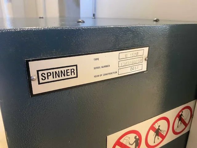 2013 spinner u-1520 cnc bewerkingscentrum - afbeelding 37 van  95