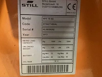 2013 still hpt10xe hand hydraulische palletwagen - afbeelding 8 van  8
