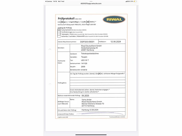 2013 teupen leo 30t compacte spin rupshoogwerker - afbeelding 16 van  24