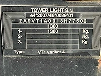 2013 tower light battery led1-1413 lichtmast aggregaat aanhangwagen - afbeelding 14 van  21