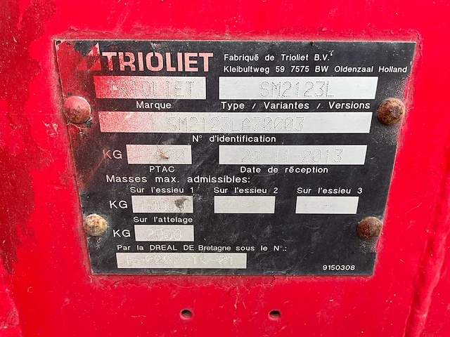 2013 trioliet solomix 2-2400l x range voermengwagen - afbeelding 21 van  28