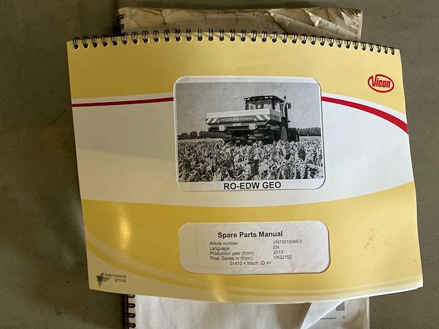 2013 vicon ro-edw geo vn221 kunstmeststrooier - afbeelding 13 van  25