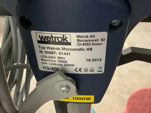 2013 wetrok hs-400 schrobmachine - afbeelding 3 van  6