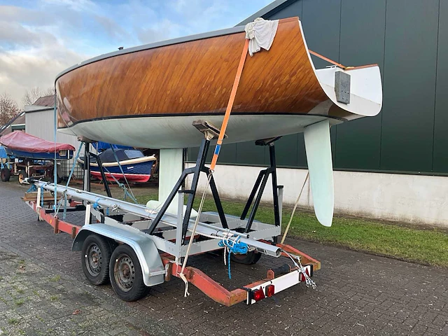 2013 woodcore zeiljacht + stalingstrailer - afbeelding 2 van  26