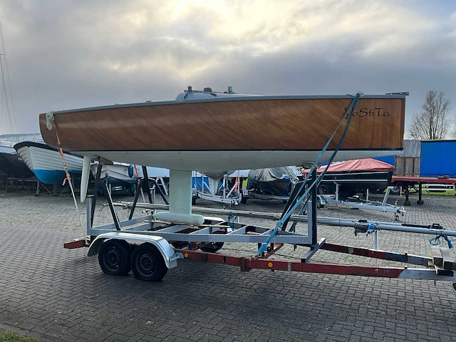 2013 woodcore zeiljacht + stalingstrailer - afbeelding 24 van  26