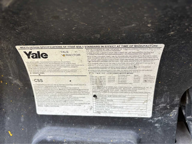 2013 yale veracitor 35vx vorkheftruck - afbeelding 21 van  39