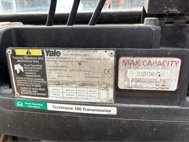 2013 yale veracitor 35vx vorkheftruck - afbeelding 28 van  39