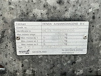 2014 - henra - aanhangwagen/ machine transport - afbeelding 2 van  10