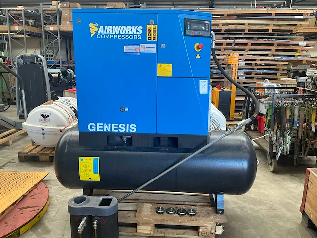 2014 airworks genesis 15*500 luchtcompressor - afbeelding 2 van  8