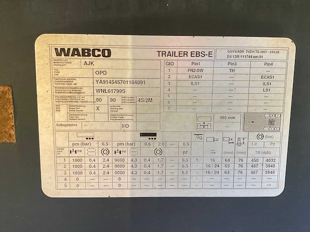 2014 ajk opd kieptrailer - afbeelding 14 van  22