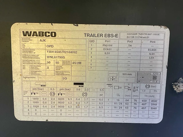 2014 ajk opd kieptrailer - afbeelding 13 van  21