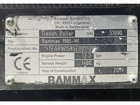 2014 ammann rammax 1585 mi verdichtingswals / nokkenwals - afbeelding 7 van  15