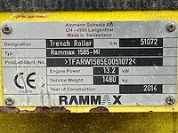 2014 ammann rammax 1585 mi verdichtingswals / nokkenwals - afbeelding 18 van  25