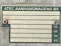 2014 atec eb2 2-1 dubbelas aanhangwagen - afbeelding 13 van  20