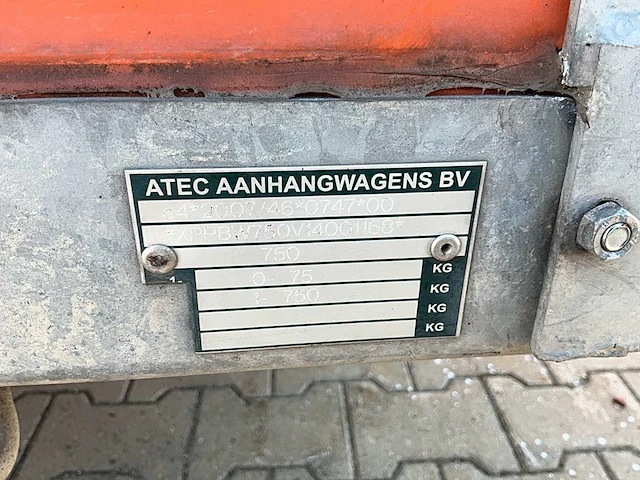 2014 atec eo1300 zeilaanhangwagen - afbeelding 13 van  13