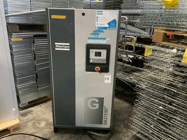 2014 atlas copco ga37vsd schroefcompressor - afbeelding 2 van  5