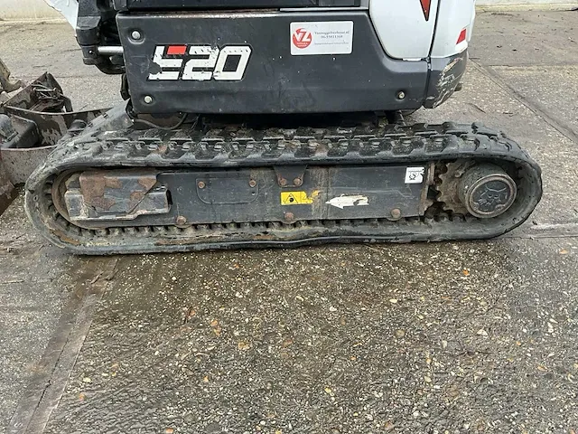 2014 bobcat e20 minigraafmachine - afbeelding 37 van  38
