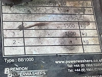 2014 brendon powerwashers bb1000 bbw30kpe+es hogedrukreiniger aanhangwagen - afbeelding 7 van  15