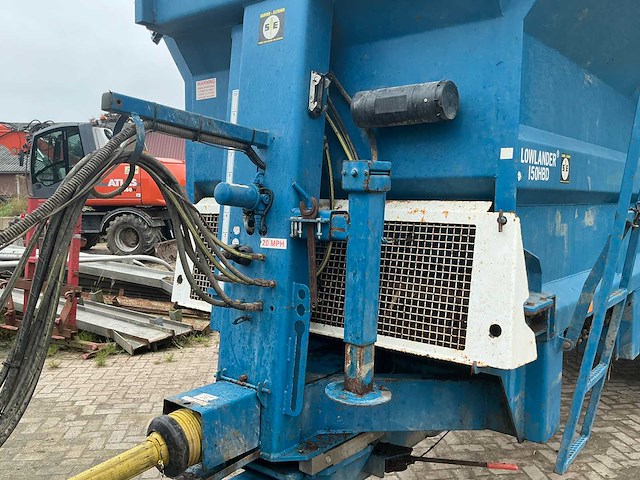 2014 bunning lowlander 150 hbd breedstrooier mestwagen - afbeelding 11 van  30