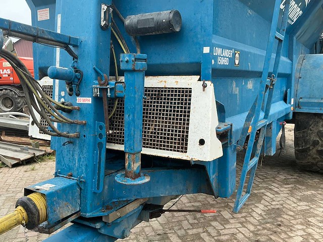 2014 bunning lowlander 150 hbd breedstrooier mestwagen - afbeelding 13 van  30