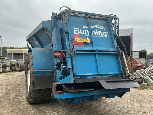 2014 bunning lowlander 150 hbd breedstrooier mestwagen - afbeelding 16 van  30