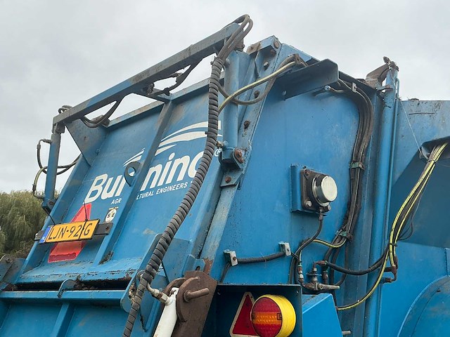 2014 bunning lowlander 150 hbd breedstrooier mestwagen - afbeelding 20 van  30